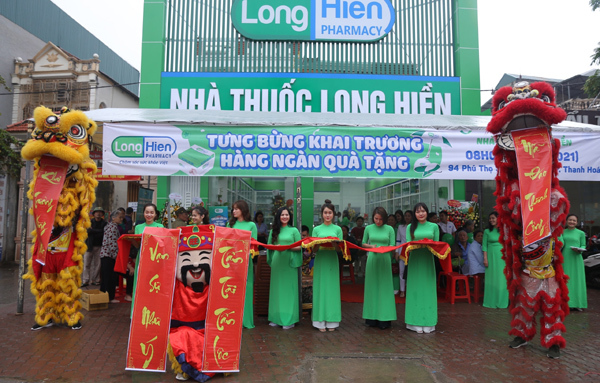 Vietnamnet - Nhà thuốc Long Hiền khai trương cơ sở thứ 6 ở TP. Thanh Hóa