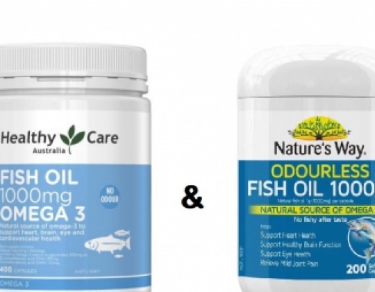Hé lộ kết quả cuộc so tài giữa viên uống dầu cá Healthy Care Fish Oil và viên uống dầu cá Nature’s Way Odourless Fish Oil