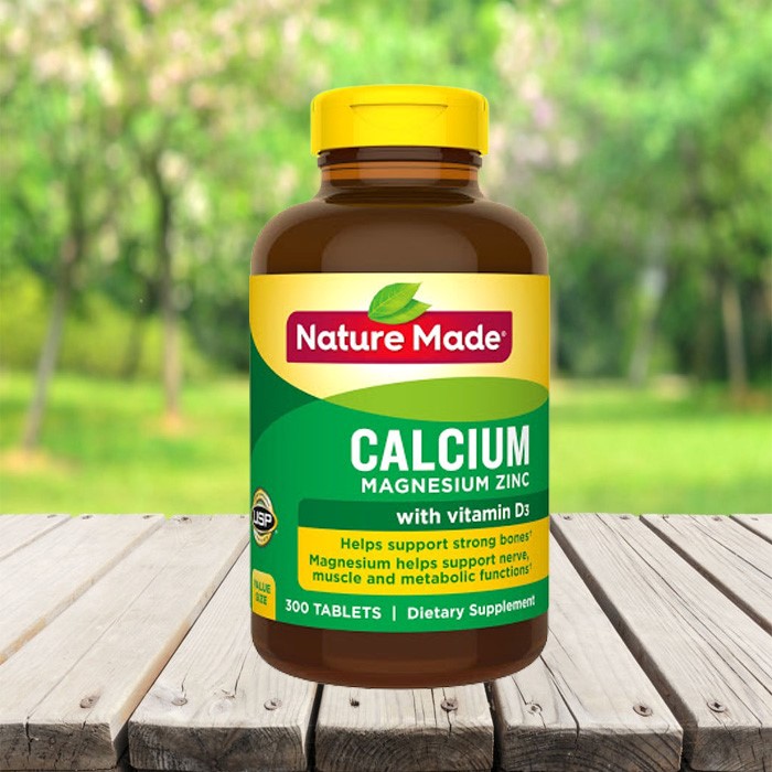  Bà bầu thiếu canxi thì Nature Made Calcium Magnesium Zinc là gợi ý hàng đầu