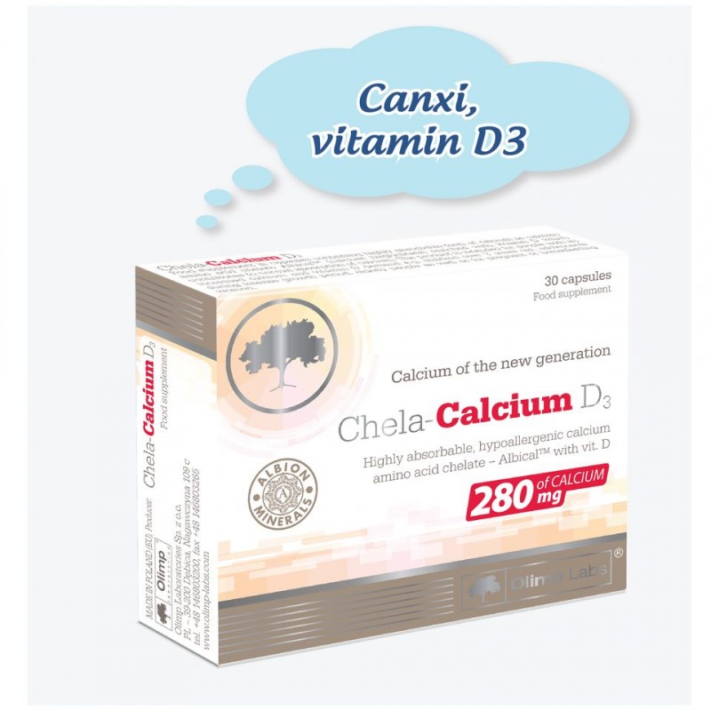 ​  Olimp Labs Chela – Calcium D3 lại được các chuyên gia đánh giá cao trong hiệu quả bổ sung canxi cho bà bầu