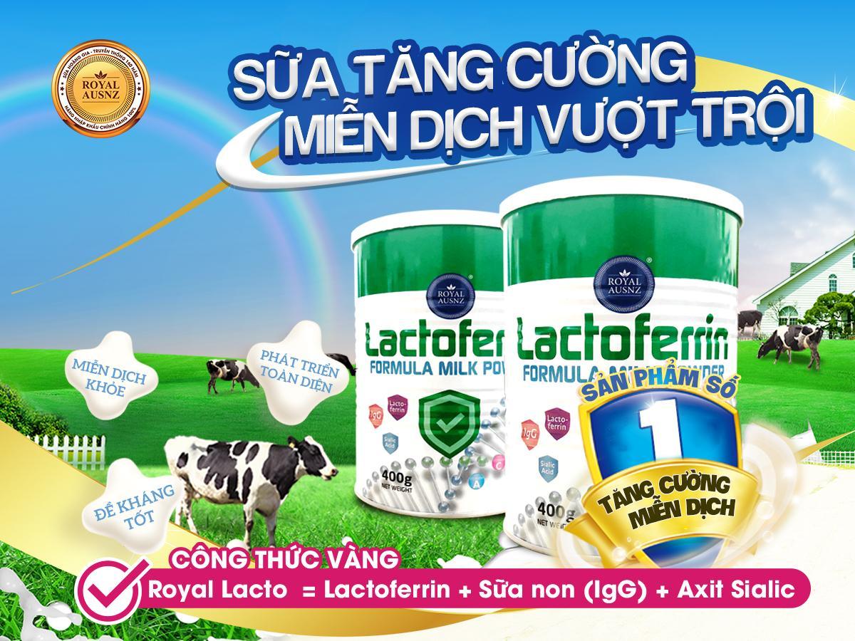 Có nên pha sữa lactoferrin với sữa công thức để uống cùng lúc không? lợi ích
