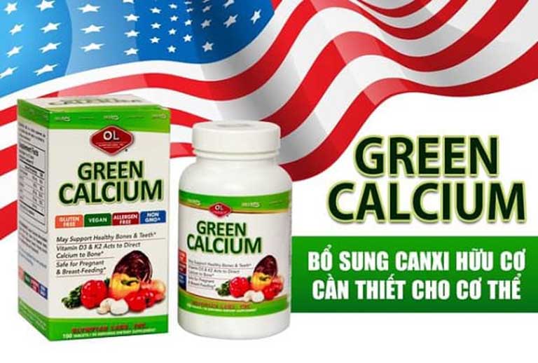 Viên uống bổ sung canxi hữu cơ Green Calcium – Canxi mát cho mùa hè