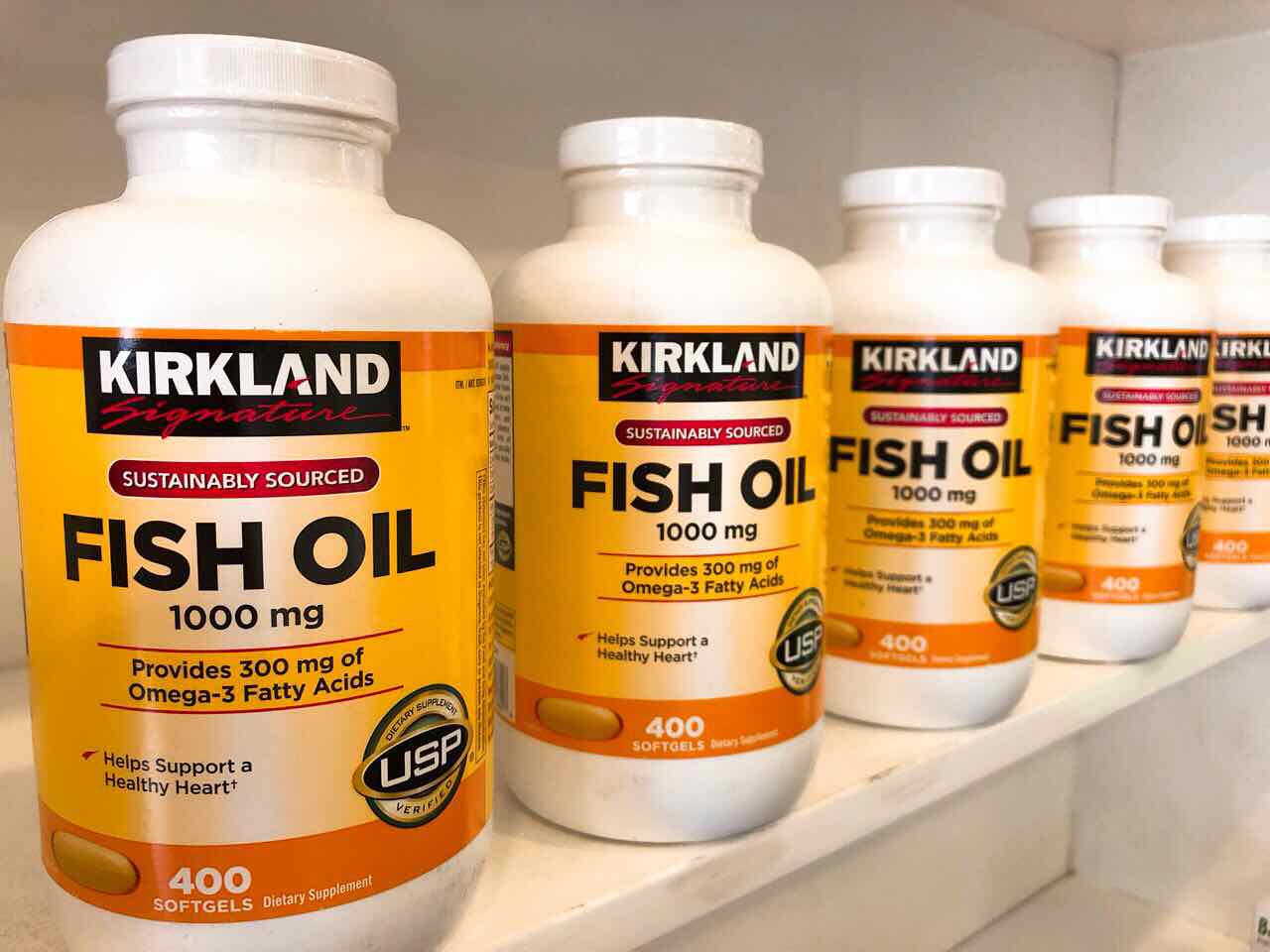 Sản phẩm dầu cá Kirkland 400 viên