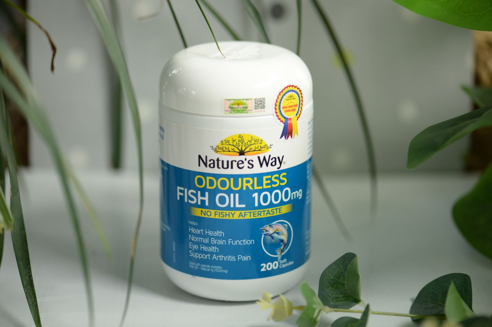 Sản phẩm dầu cá không mùi Nature’s Way 200 viên