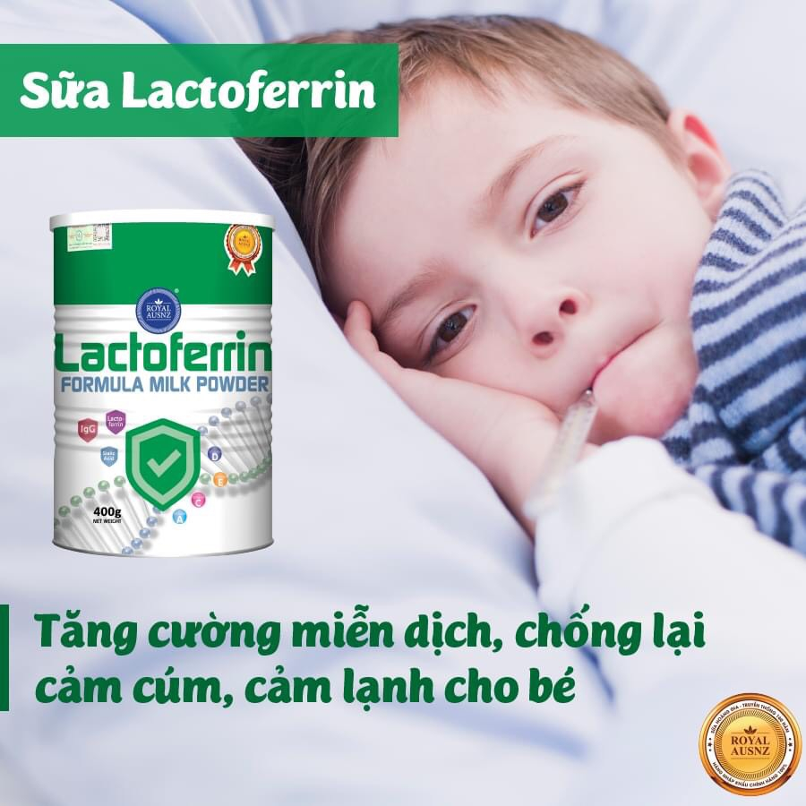 Sữa hoàng gia Úc Lactoferrin Formula Milk Powder giúp bé tăng đề kháng hiệu quả