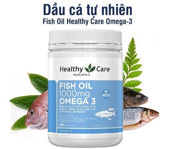 Viên uống dầu cá Healthy Care Fish Oil Omega 3